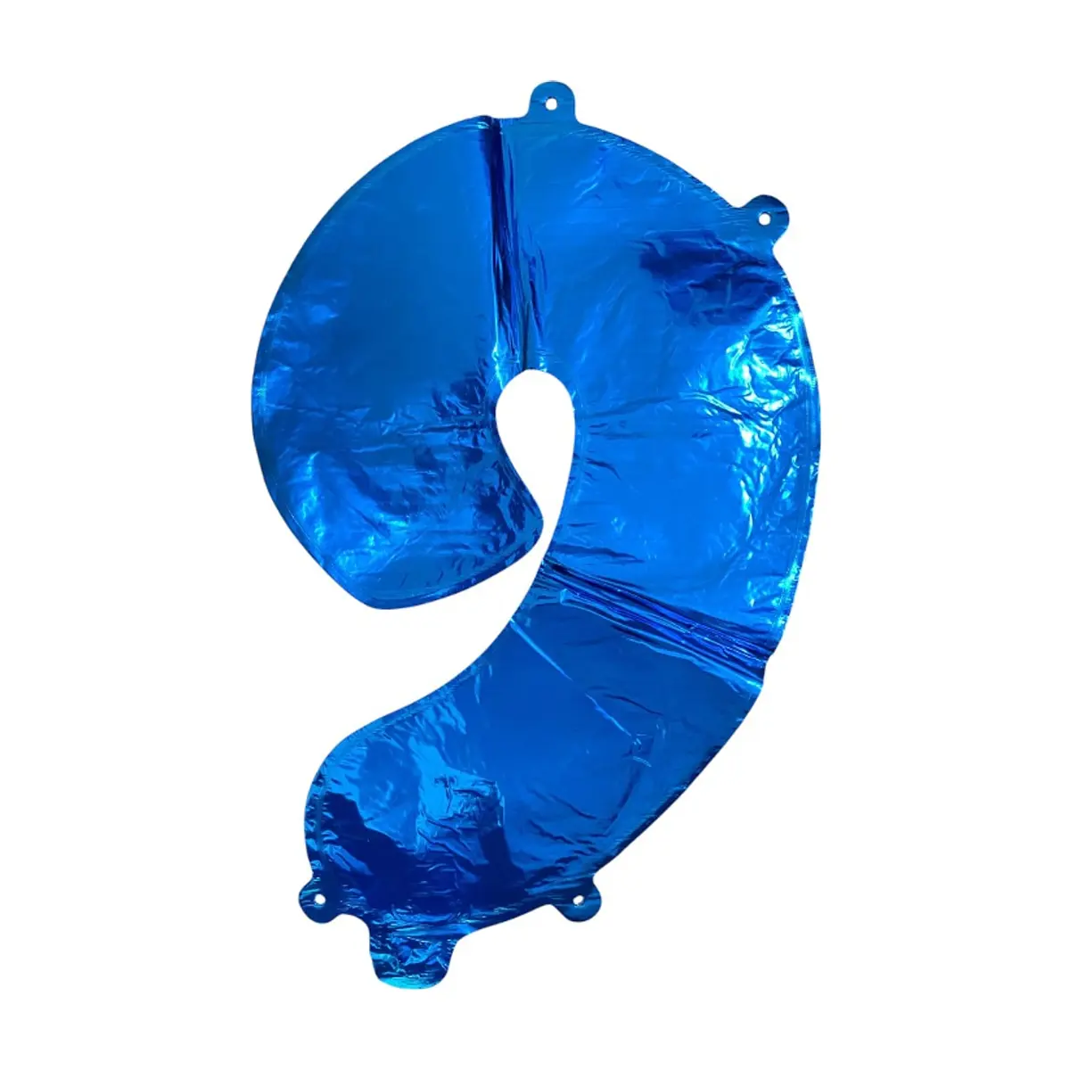 Globo azul número 9 Balloon (16 pulgadas) - Thumbnail 2