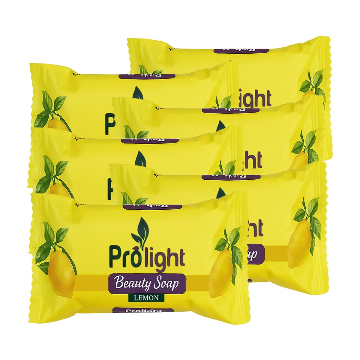 Jabón de belleza con fragancia a limón Prolight (6 x 100 g / 3.52 oz)
