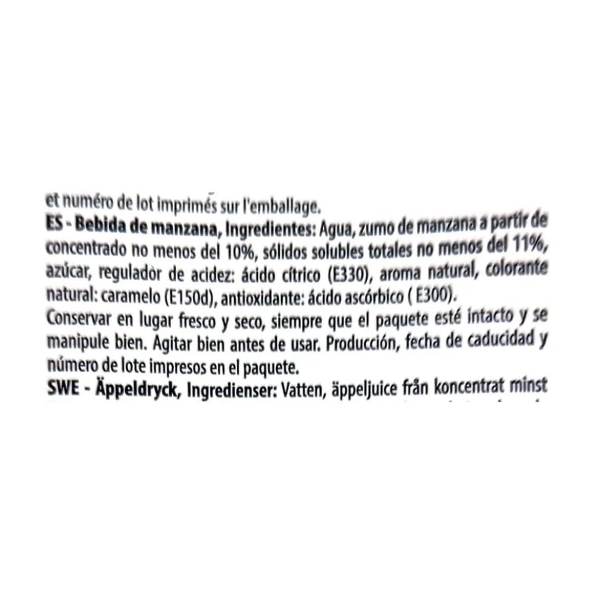 Jugo de manzana Badelli (18 x 200 ml / 6.76 oz fl) - Miniatura 3