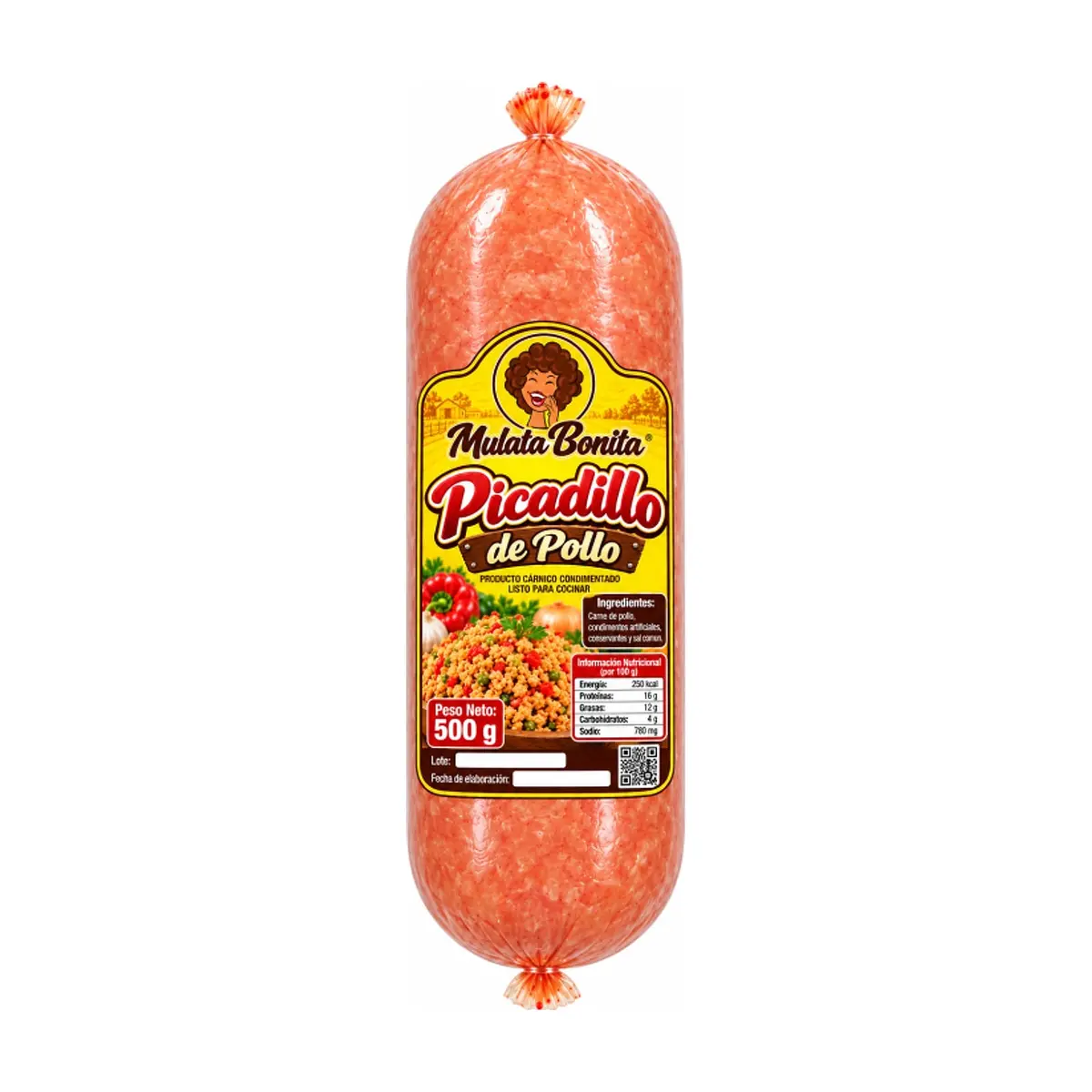 Picadillo condimentado de pollo Mulata Bonita (500 g / 1.1 lb) - Miniatura 1