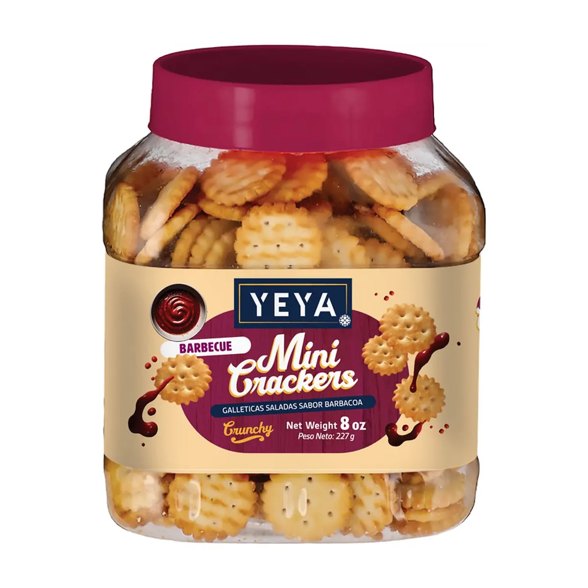 Galleticas saladas sabor barbacoa YEYA (227 g / 8 oz)