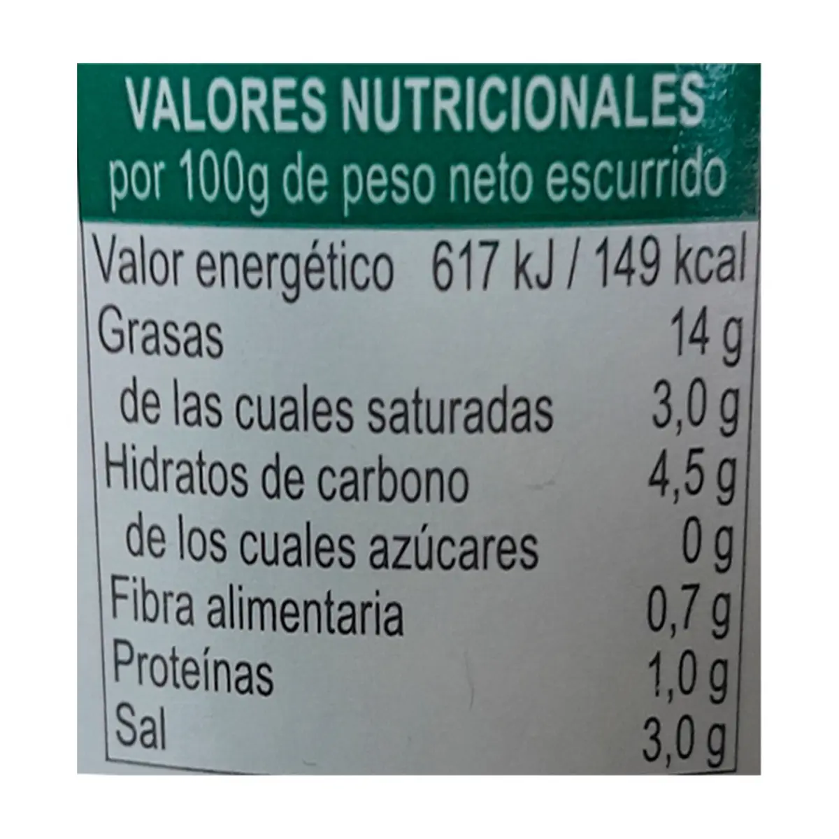 Aceitunas verdes sin hueso Vima Foods (1.82 kg / 4.01 lb) - Thumbnail 4