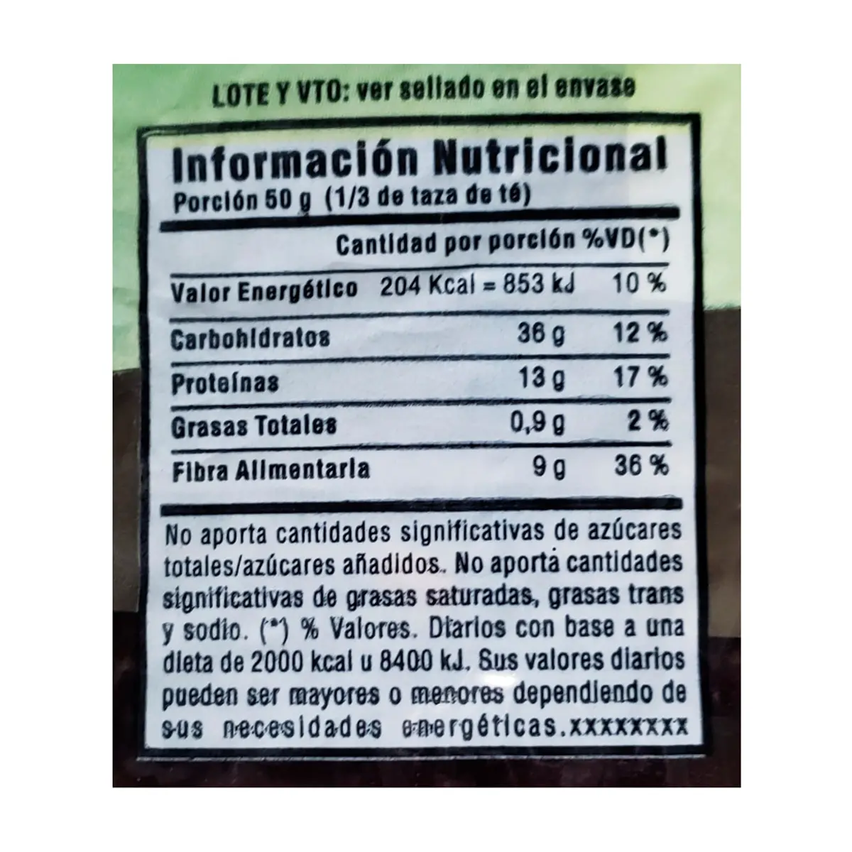 Frijoles negros Campo Lindo (1 kg / 2.2 lb) - Thumbnail 3