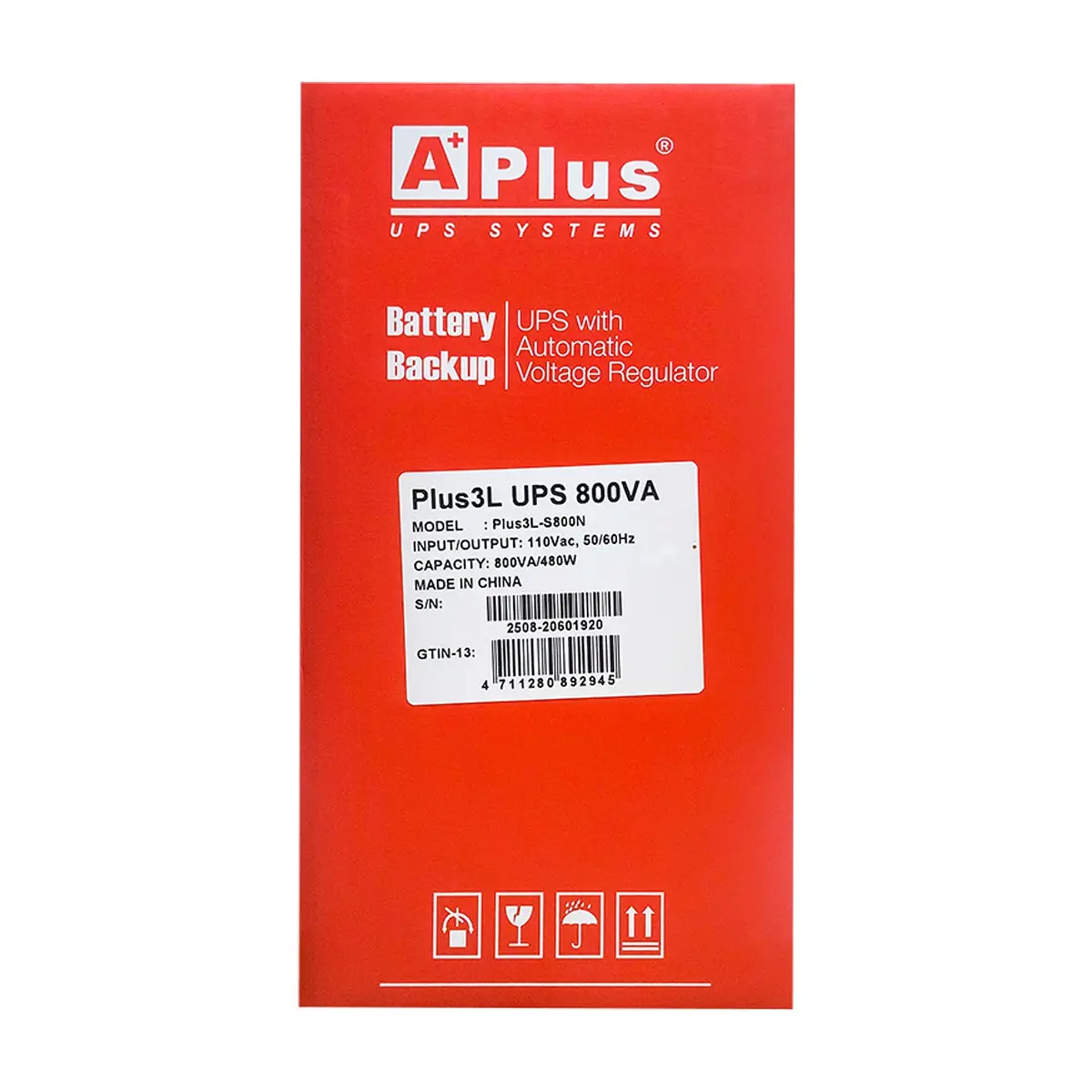 UPS línea interactiva con regulador de voltaje 800 VA APlus - Thumbnail 4