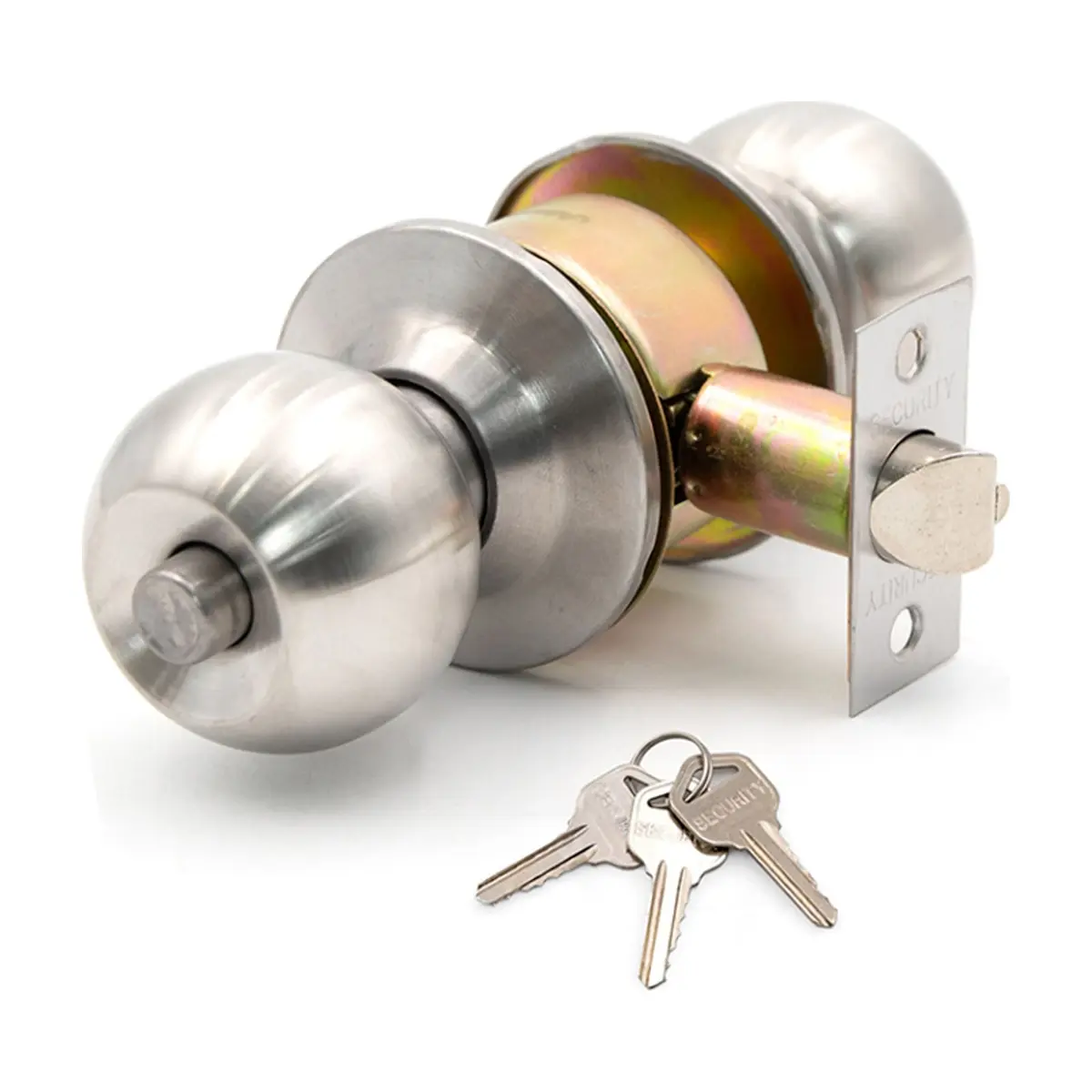 Cerradura de pomo metálica - picaporte - Security