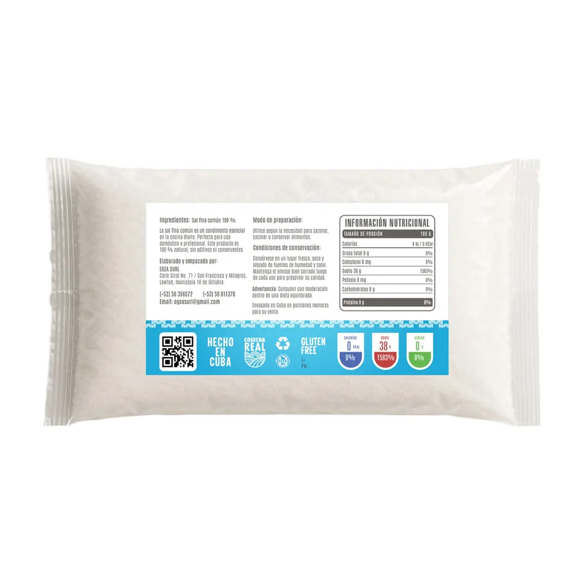 Sal fina común Cosecha Real (500 g / 1.1 lb) - Thumbnail 2