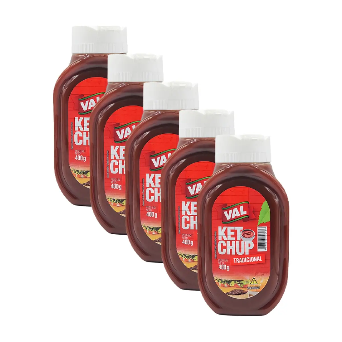 Ketchup tradicional Val (5 x 400 g)