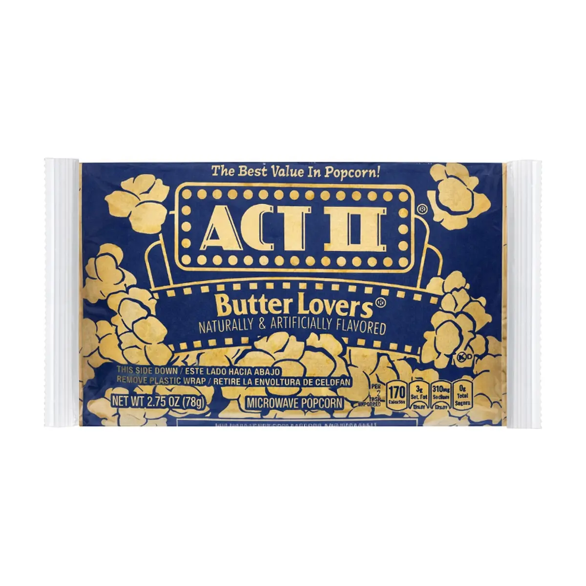 Palomitas de maíz sabor mantequilla ACT II (78 g / 2.75 oz) - Thumbnail 5