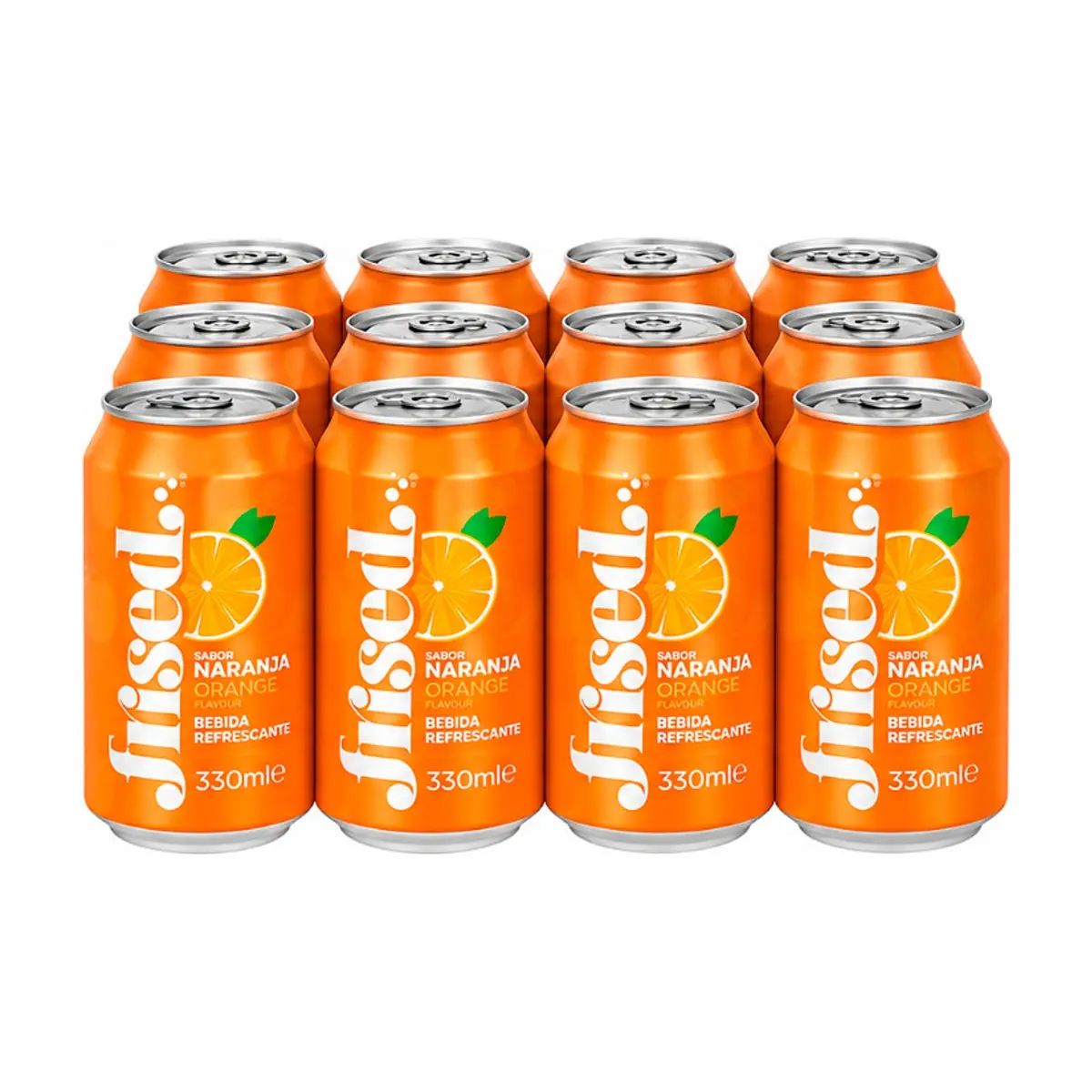 Refresco de naranja Frised (12 x 330 ml)