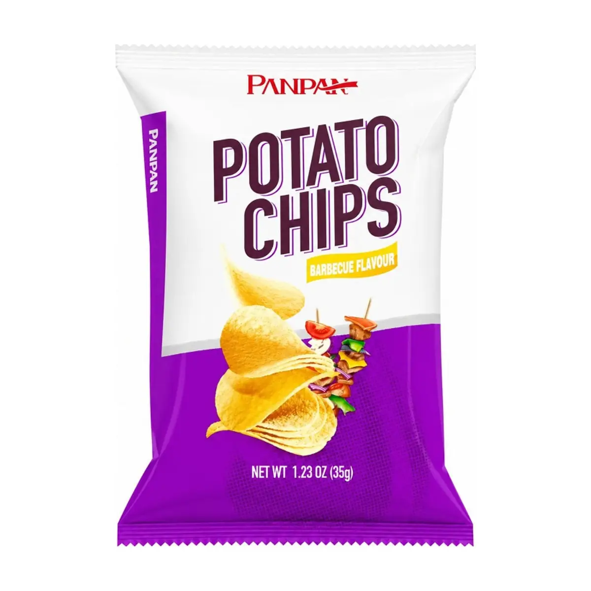 Papas fritas sabor barbacoa Panpan (35 g / 1.23 oz)