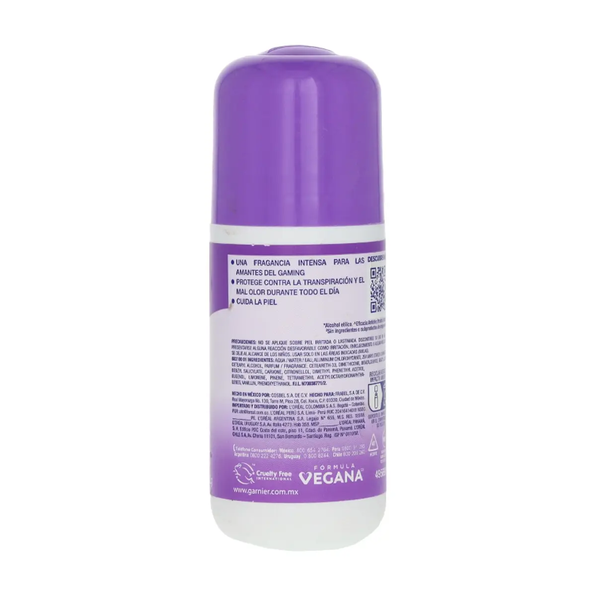 Desodorante antitranspirante con aroma floral Game Sparkling Fresh Obao Garnier (65 g / 2.29 oz) - Thumbnail 2