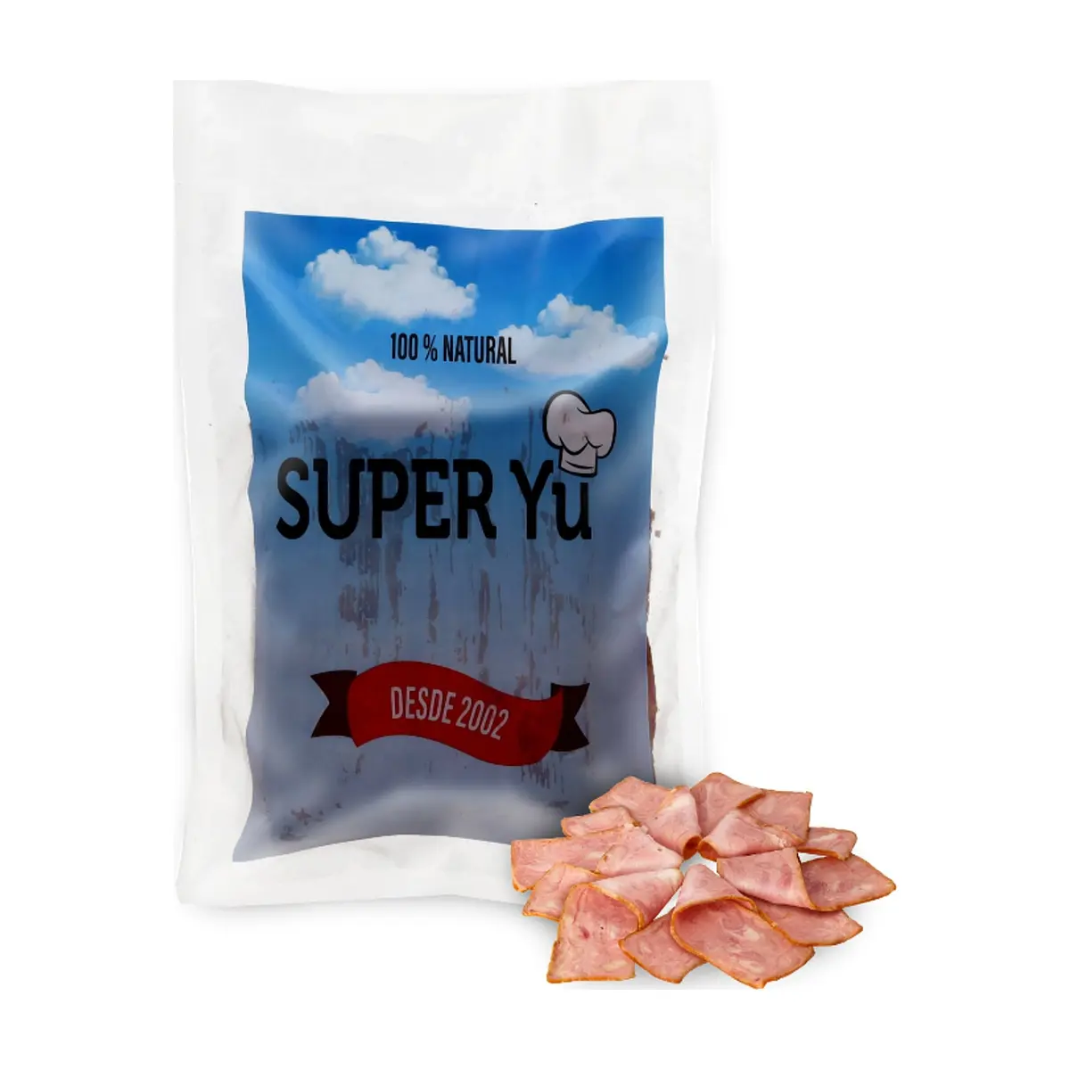 Fiambre lasqueado de cerdo Super Yu (1 kg / 2.2 lb)