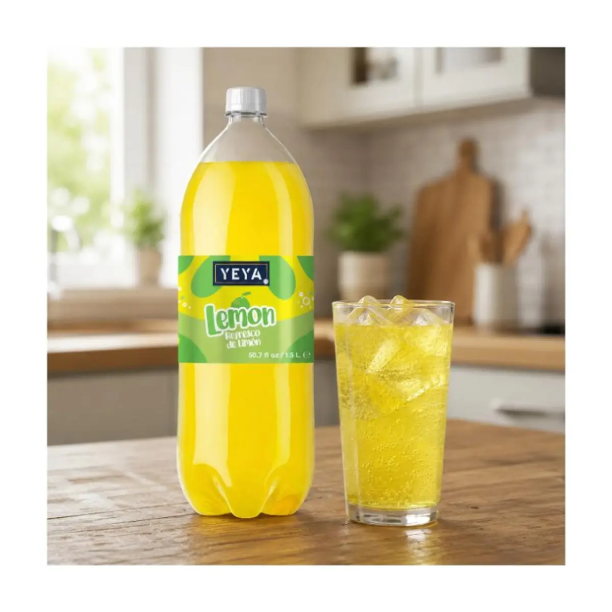 Refresco gaseado de limón YEYA (3 x 1.5 L / 50.7 fl oz) - Thumbnail 2