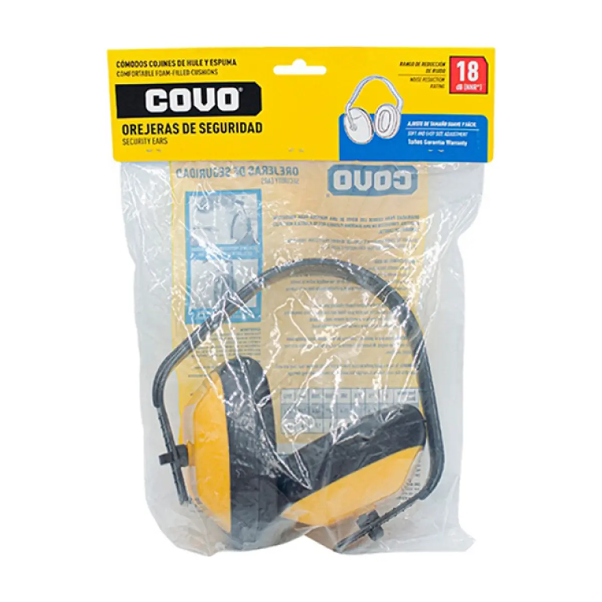 Protectores de oídos - orejeras - con diadema Covo