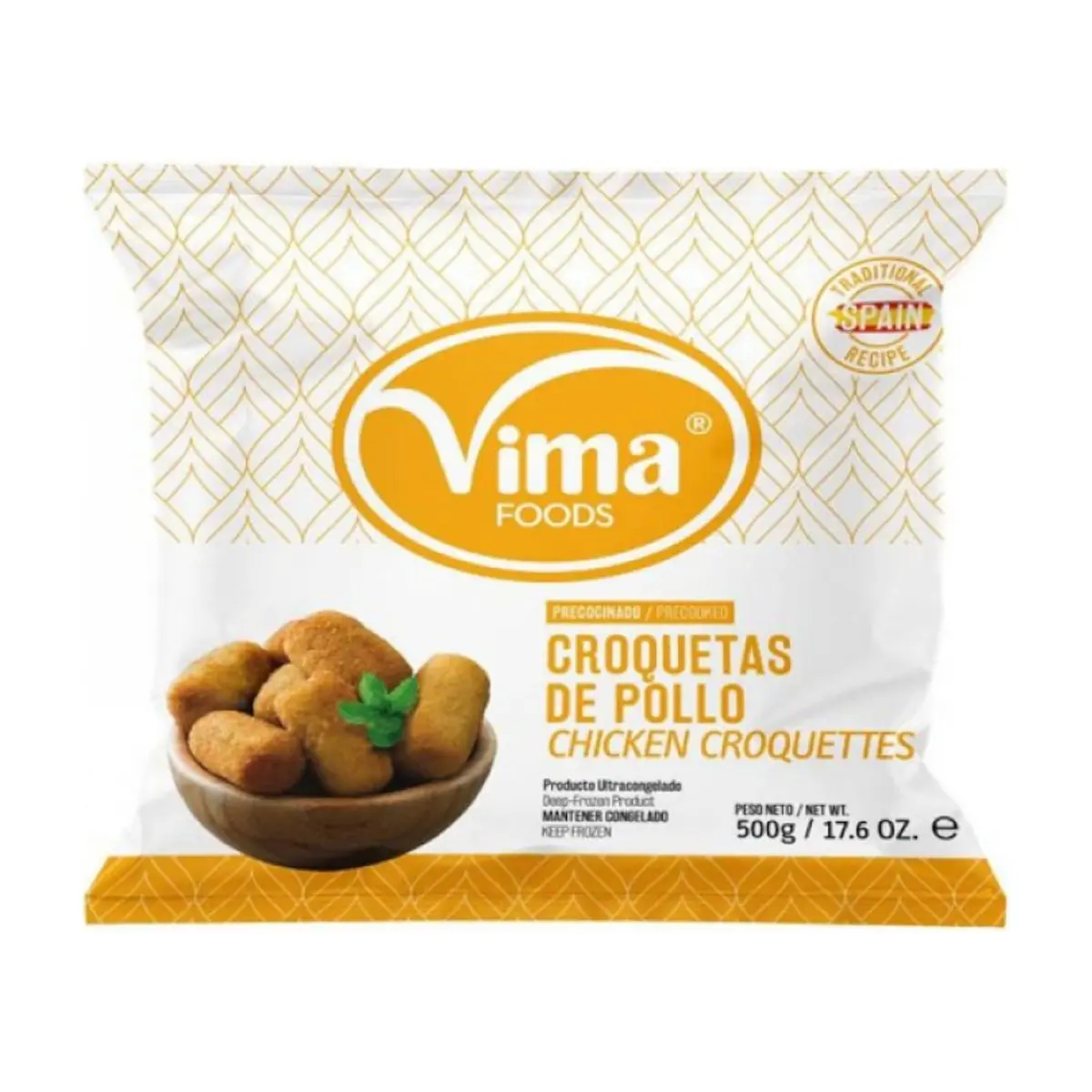 Croquetas de pollo congeladas Vima Foods (500 g / 1.1 lb) - Miniatura 5