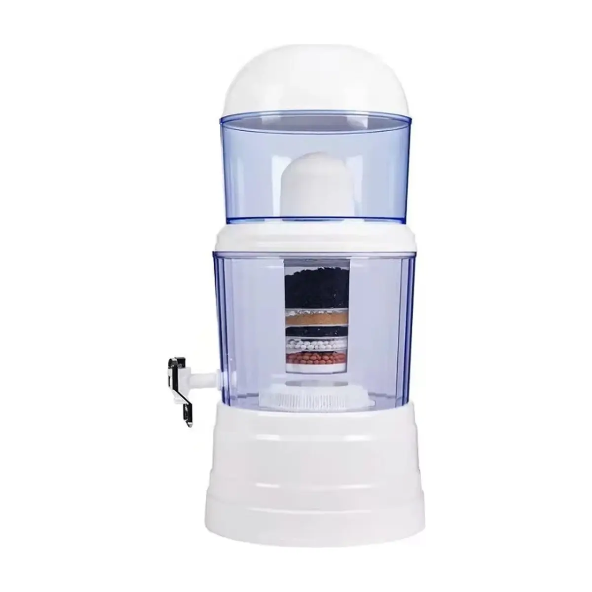 Purificador de agua por gravedad transparente de 16 L TATO KL208