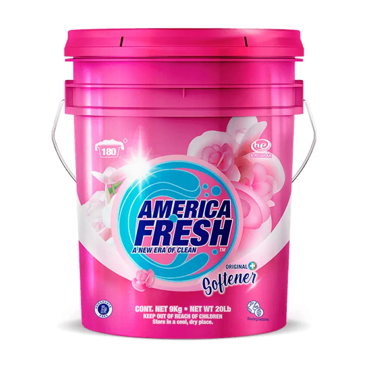 Detergente en polvo original con suavizante America Fresh (9 kg / 20 lb) - Imagen 1
