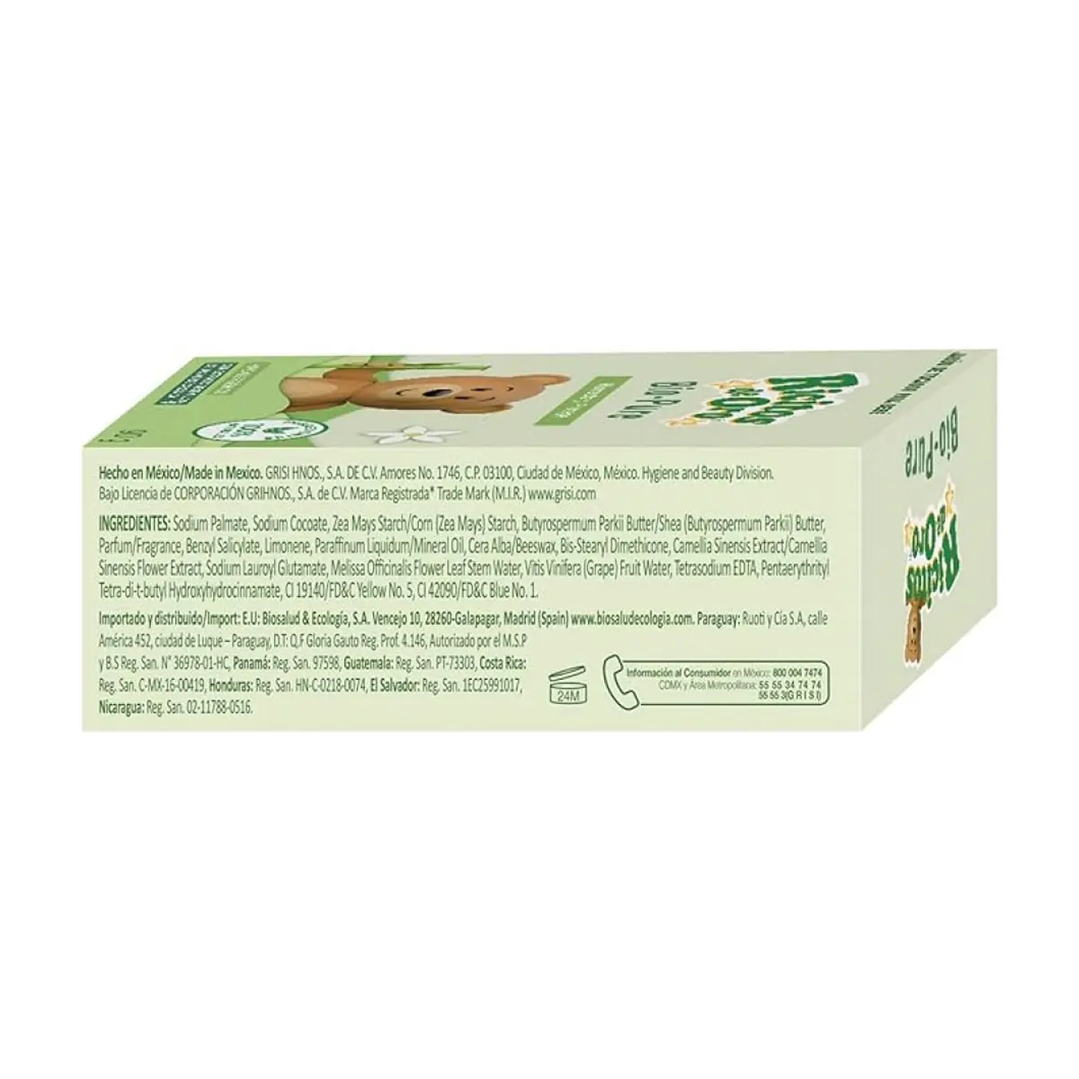 Jabón de tocador para bebé bio-pure Ricitos de Oro (90 g / 3.17 oz) - Thumbnail 2
