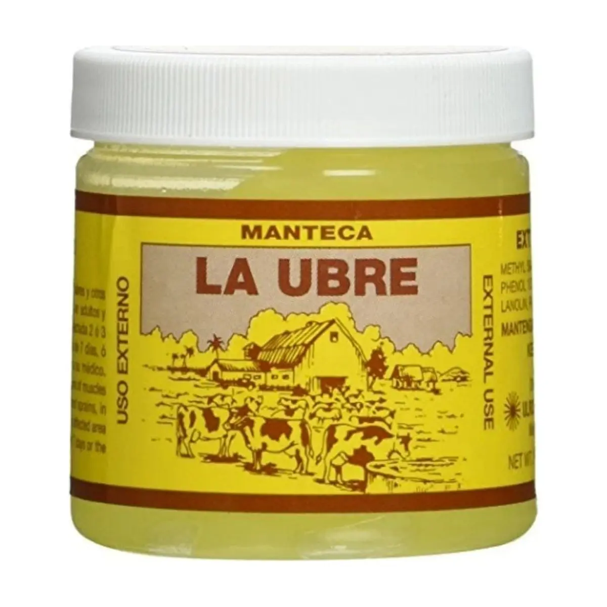 Manteca extrafuerte pomada analgésica La Ubre (90 g / 3 oz) - Miniatura 1