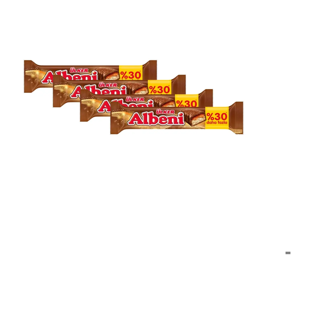 Barra de chocolate con caramelo Ülker Albeni ( 4 x 52 g / 1.83 oz)