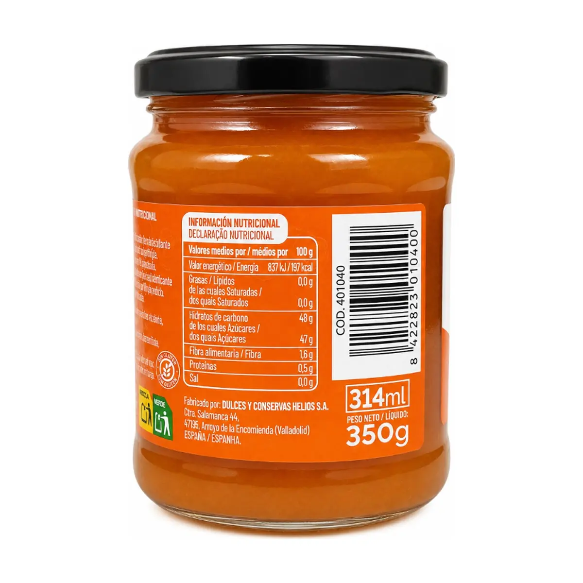 Mermelada extra de melocotón Coviran (350 g / 12.3 oz) - Thumbnail 3
