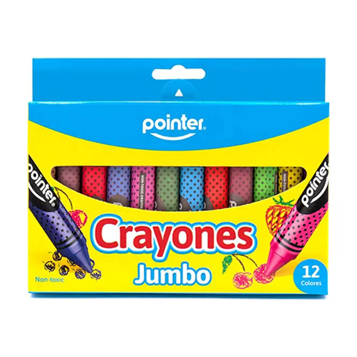 Juego de 12 crayones jumbo Pointer - Thumbnail 5