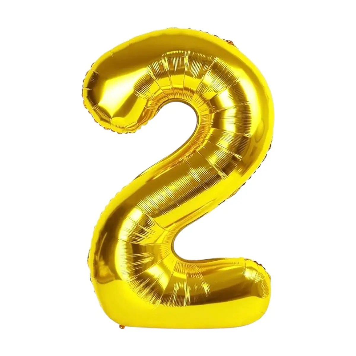 Globo dorado Número 2 Balloon (32 pulgadas)