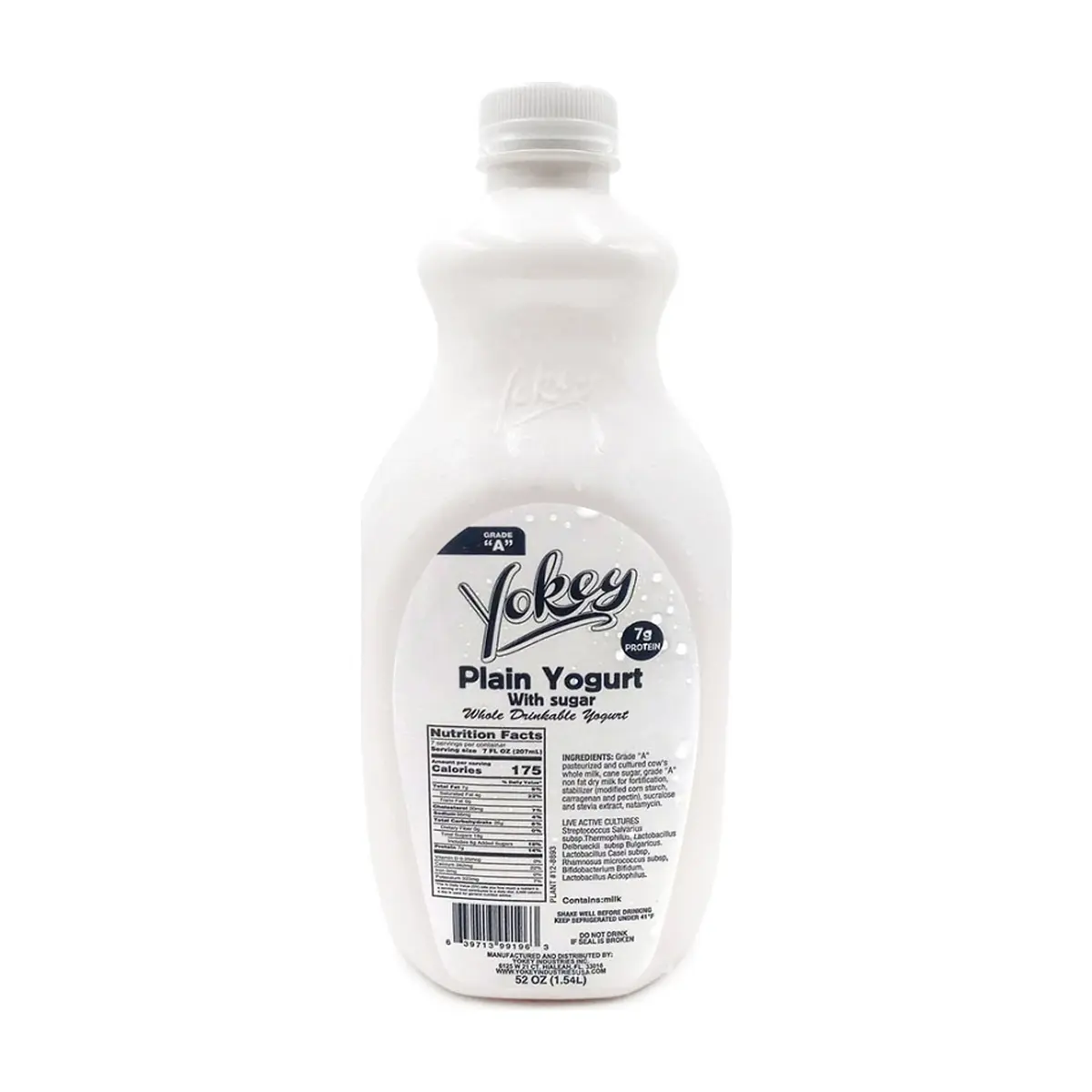 Yogurt natural con azúcar y probióticos Yokey (1.54 L) - Miniatura 7