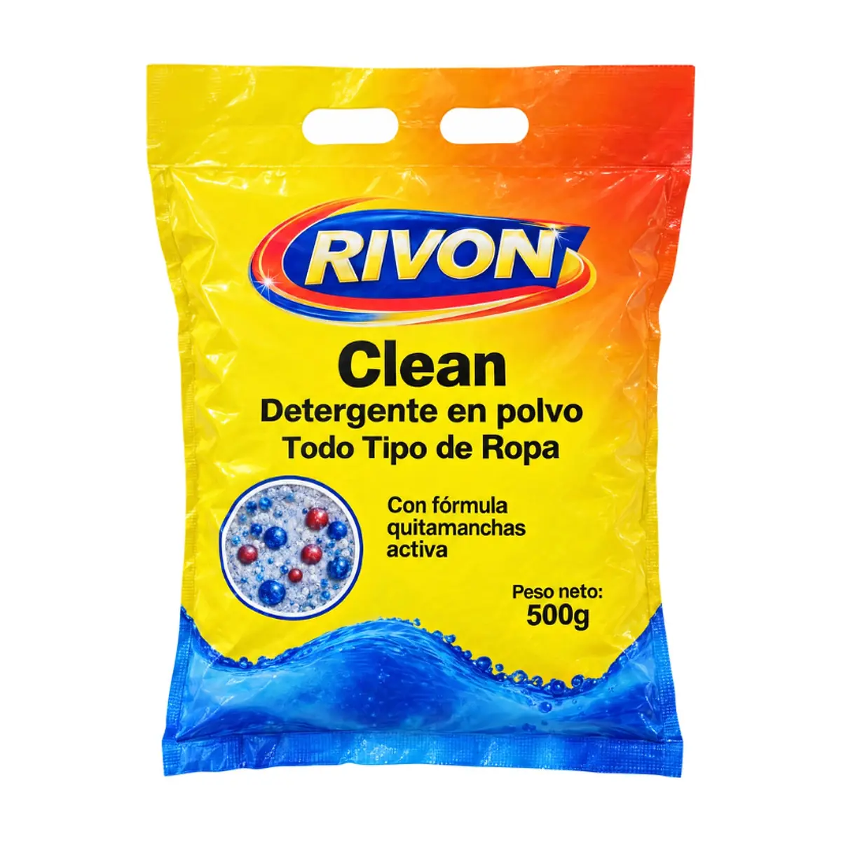 Detergente en polvo Rivon Clean (500 g / 1.1 lb)