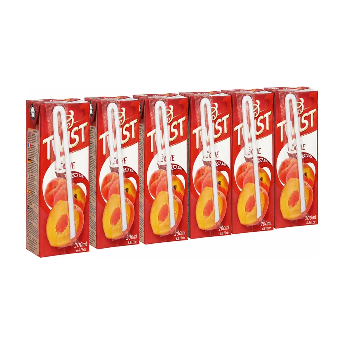 Néctar de melocotón -jugo- Twist (6 x 200 ml)