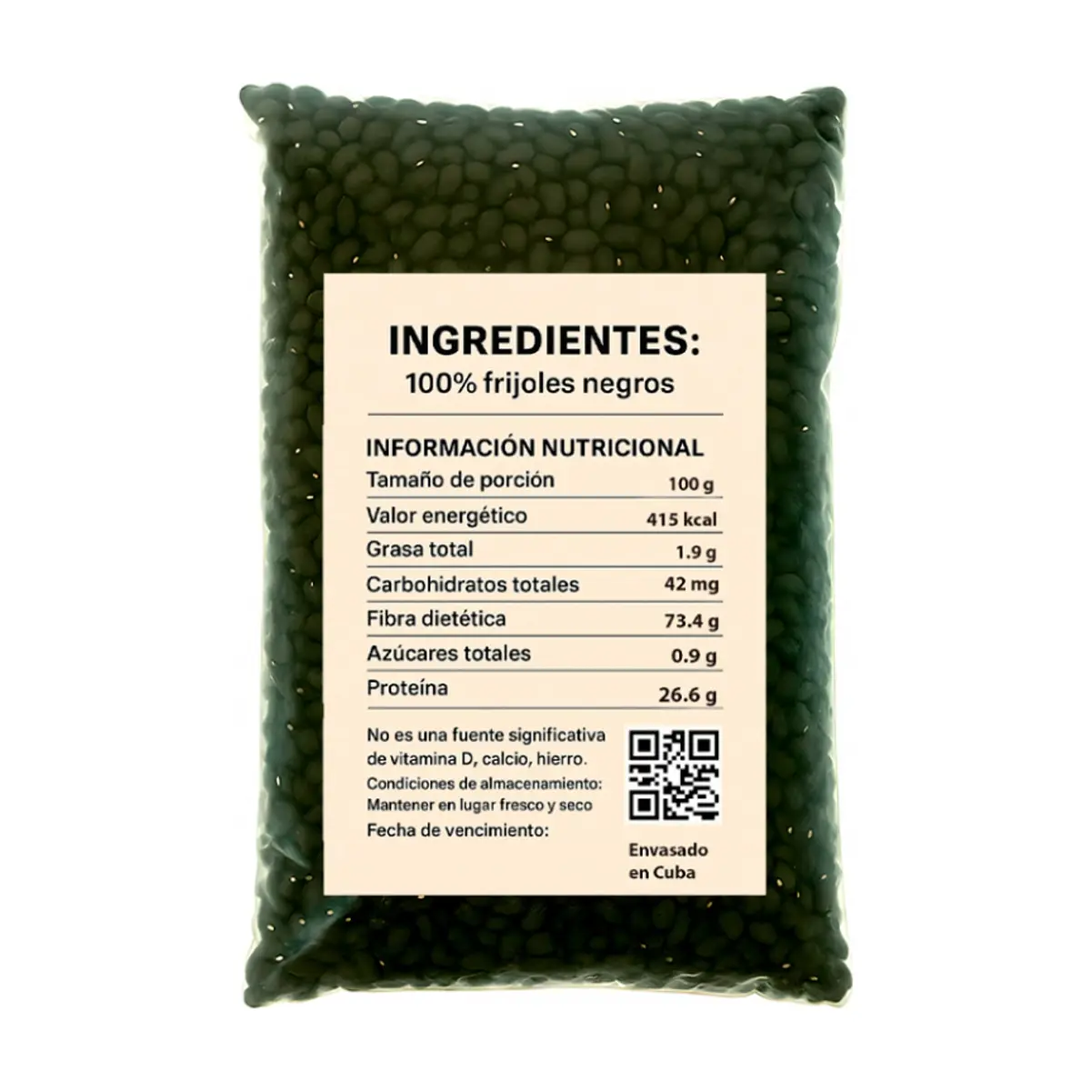 Frijoles negros (2 x 1 kg / 2.2 lb) - Thumbnail 3