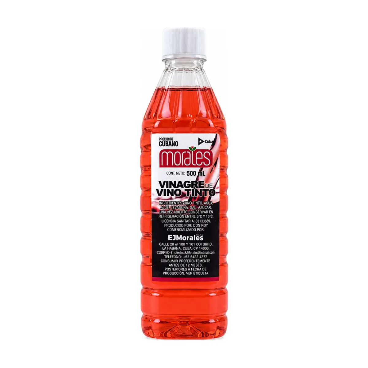 Vinagre de vino tinto Morales (500 ml)