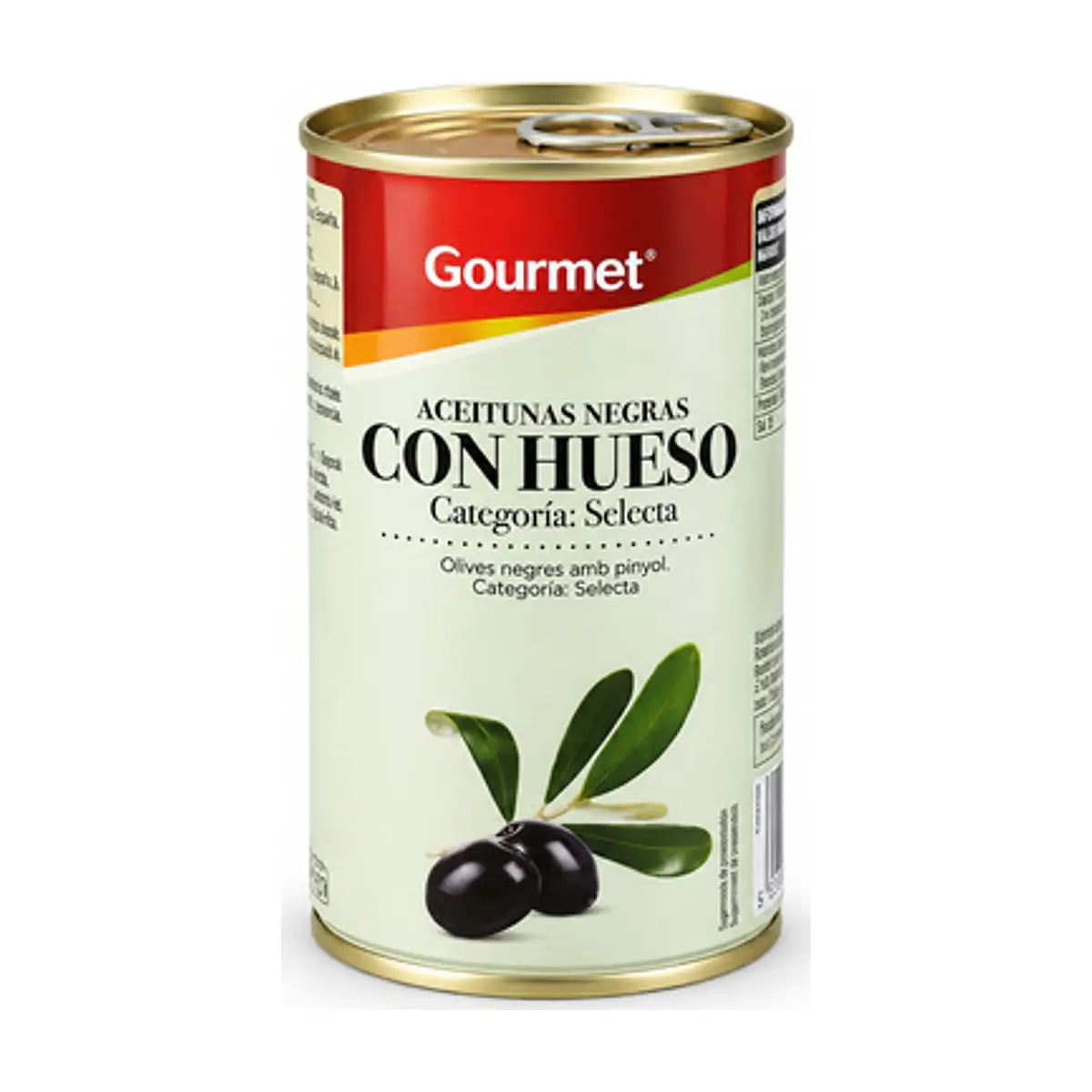 Aceitunas Negras (350g) GOURMET - Imagen 1