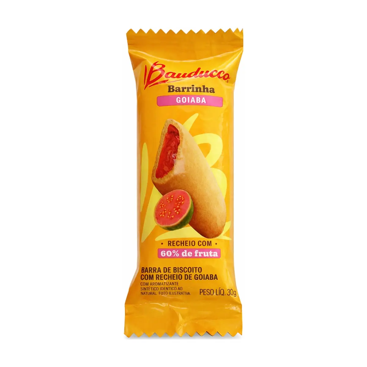 Bizcocho con relleno sabor a guayaba Bauducco (30 g / 1.05 oz)