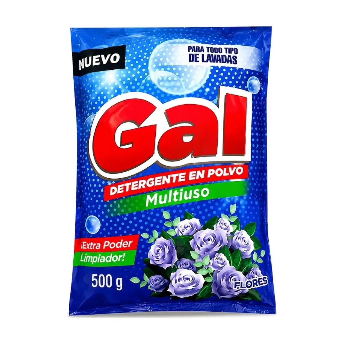 Detergente en polvo multiuso flores Gal (500 g / 1.1 lb)