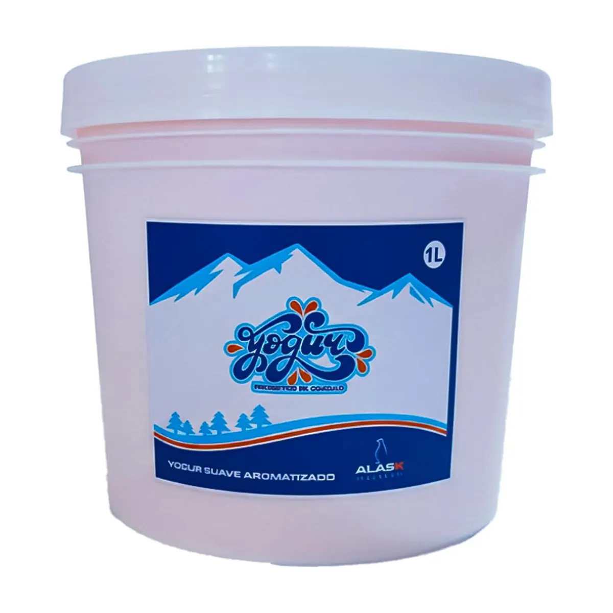 Yogurt probiótico de coágulo sabor naranja piña Alask (1 L) - Miniatura 5