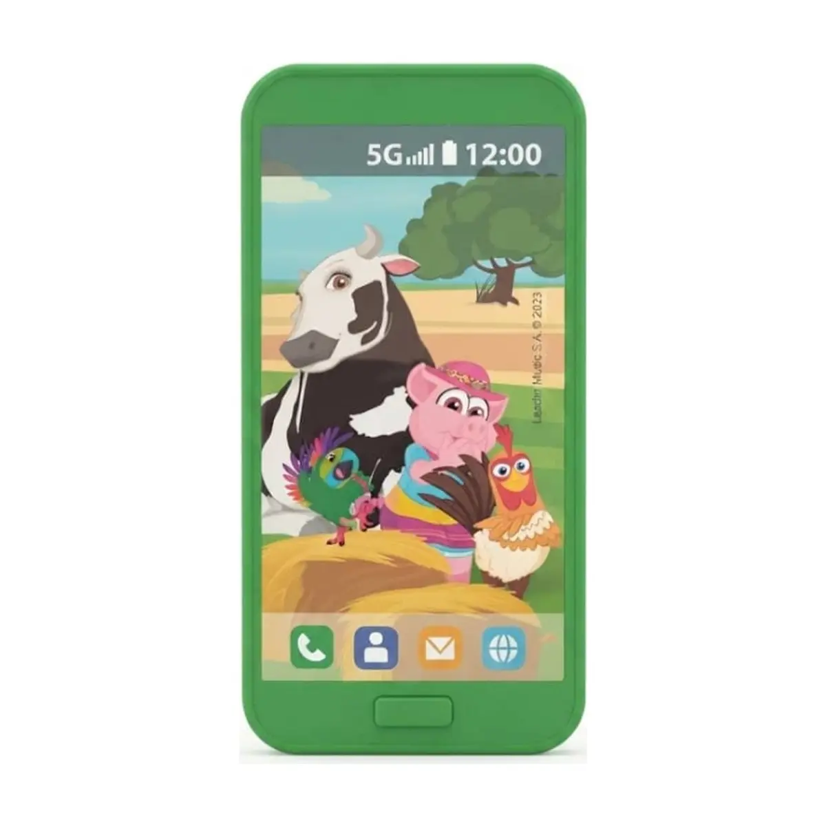 Teléfono de juguete interactivo con diseño La Granja de Zenón Toy Maker - Imagen 1