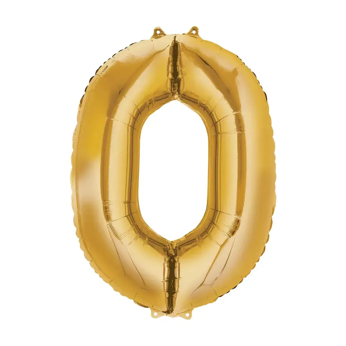 Globo dorado numero 0 - 14''