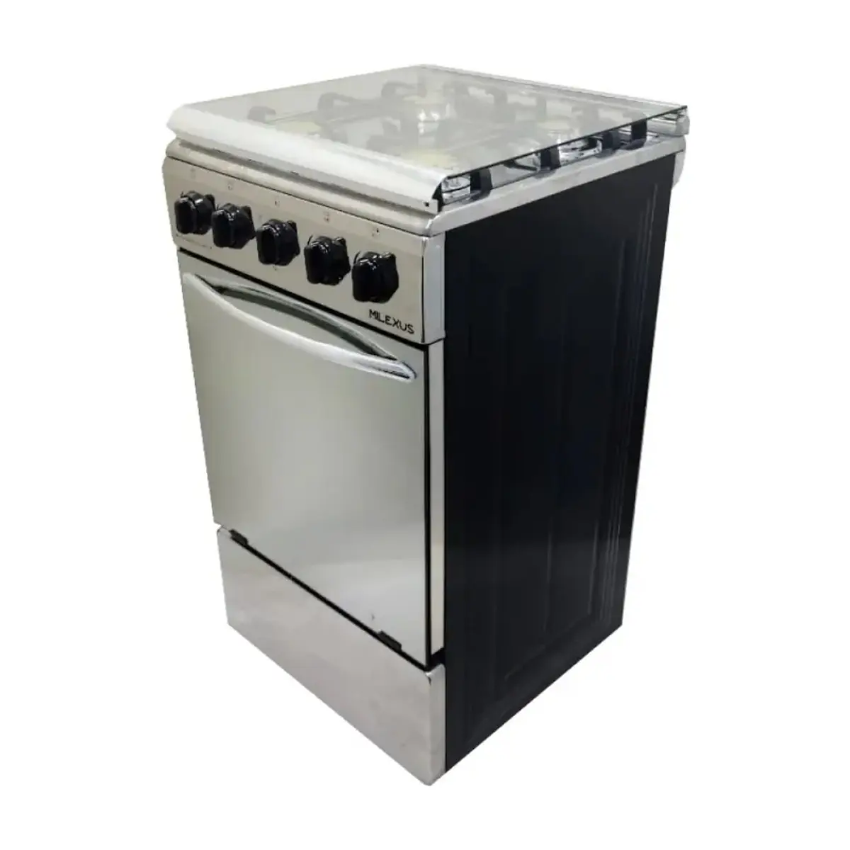 Cocina de Gas Silver Point con 4 Quemadores y Horno-Negro con Ace - Thumbnail 2
