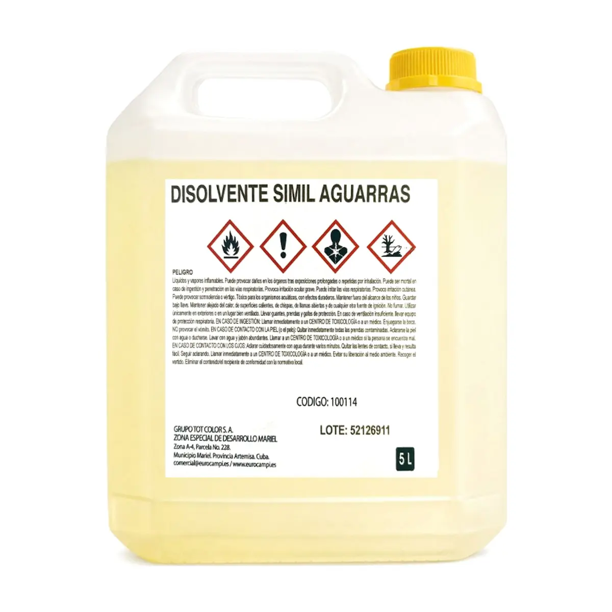Disolvente Simil Aguarras (5 L)