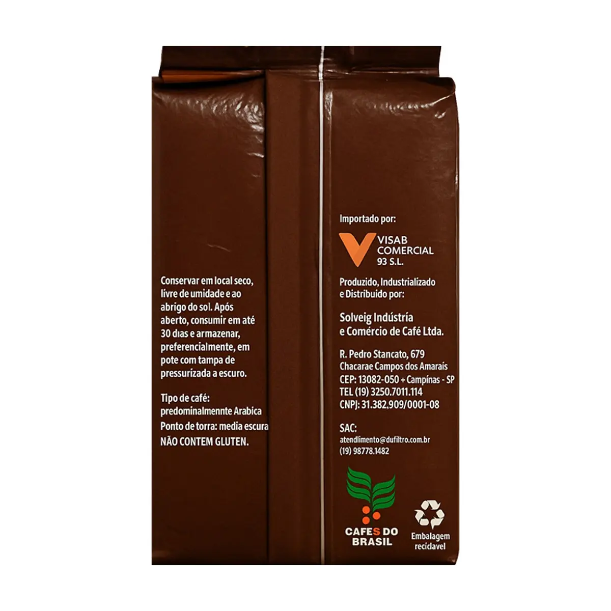 Café tostado y molido extra fuerte Dufiltro (6 x 250 g / 8.8 oz) - Thumbnail 3