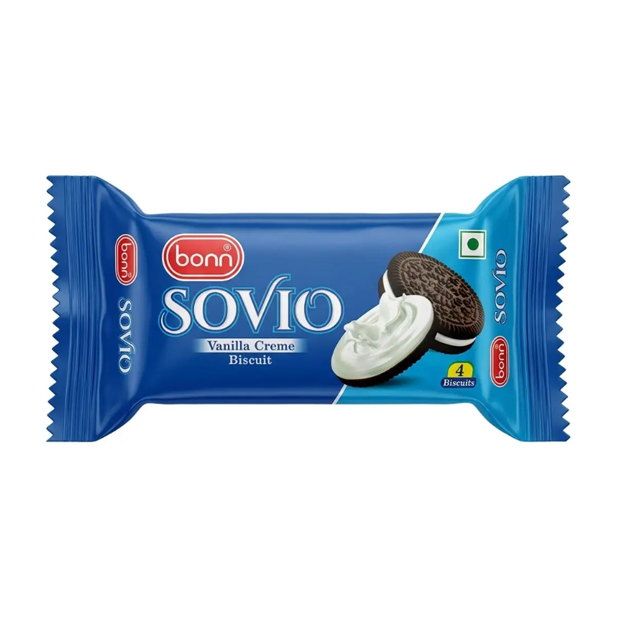 Galletas Sovio con crema de vainilla Bonn (30 g / 1.06 oz)