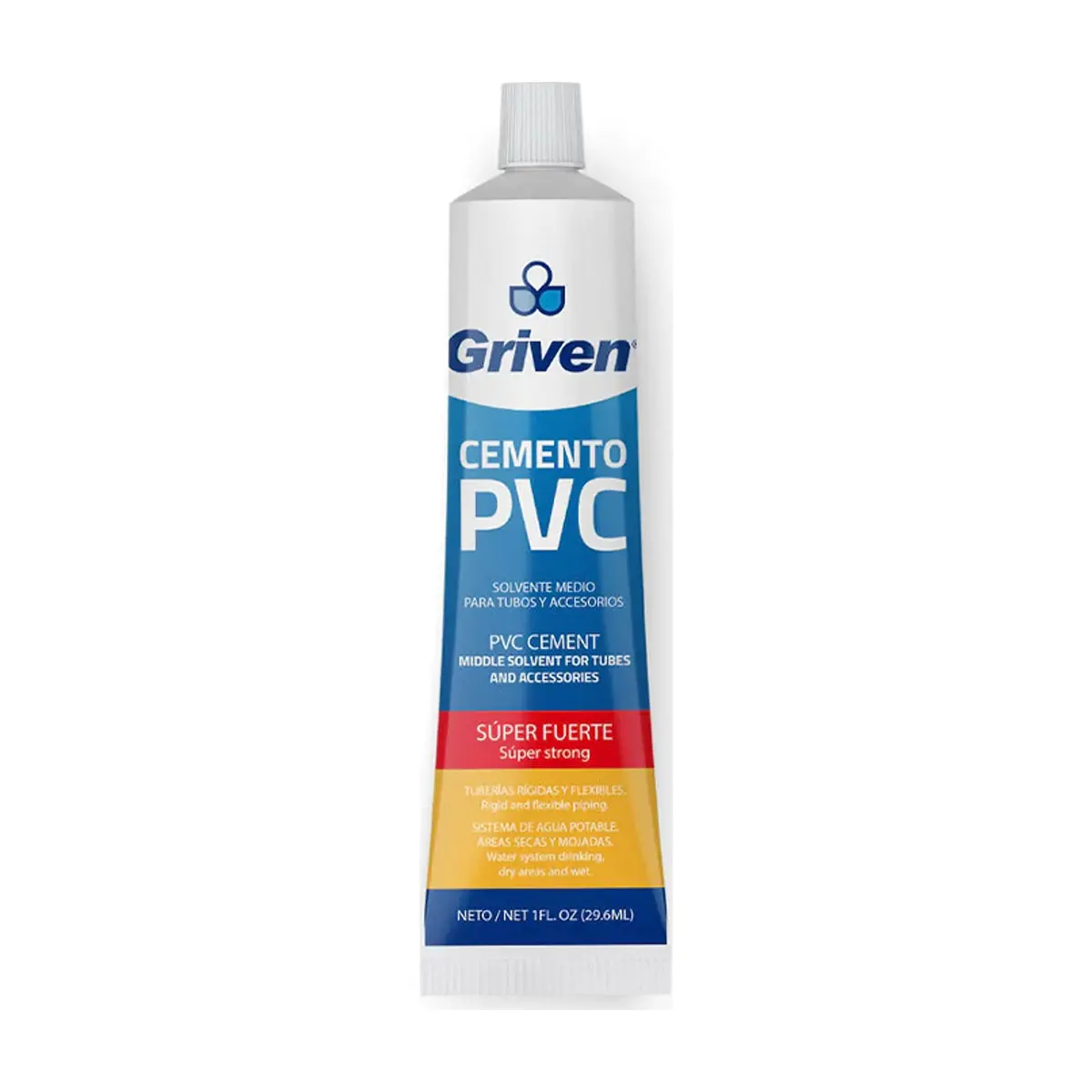 Cemento solvente para tuberías Griven (29.6 ml) - Thumbnail 4