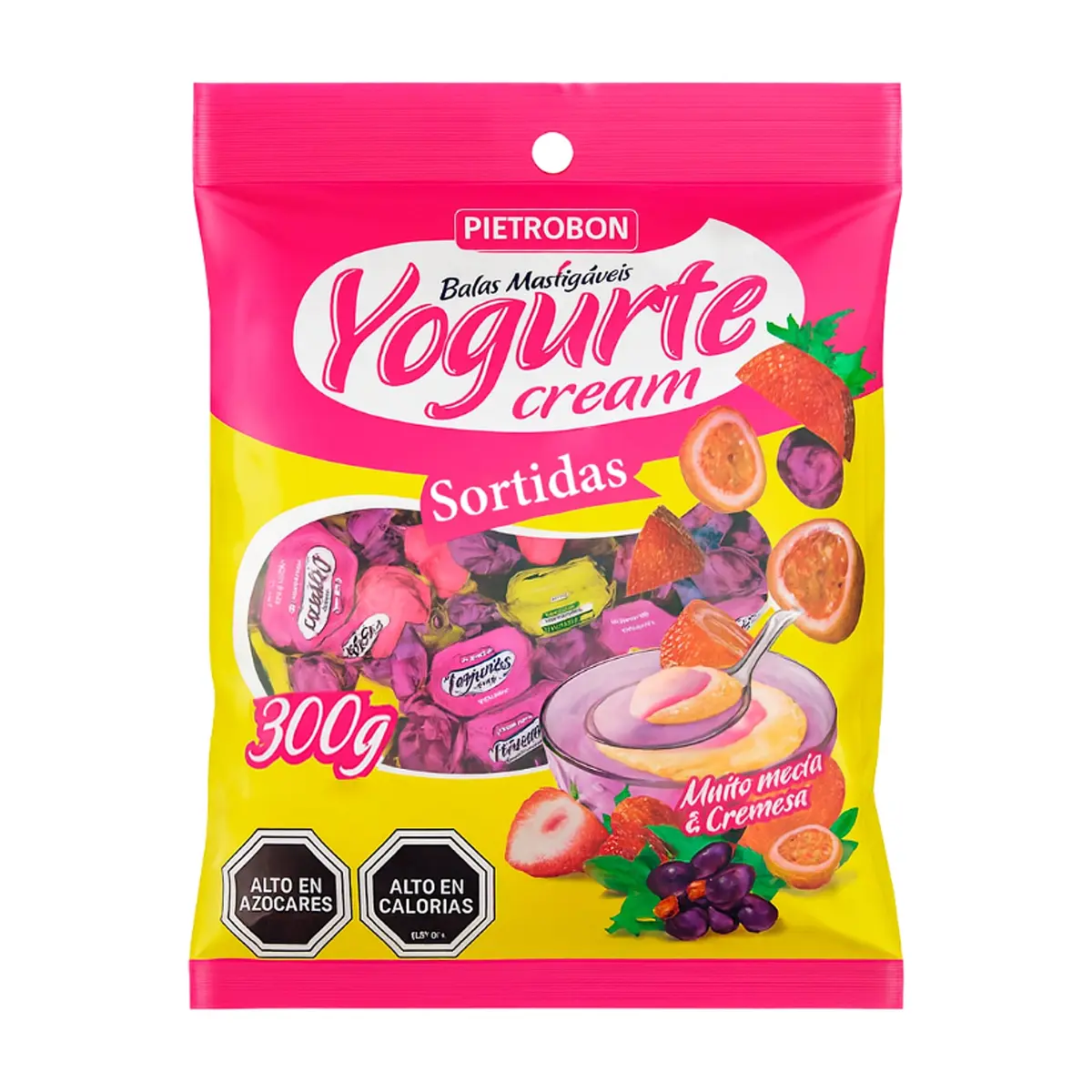 Caramelos masticables de yogurt crema surtidos Pietrobon (300 g / 10.6 oz)