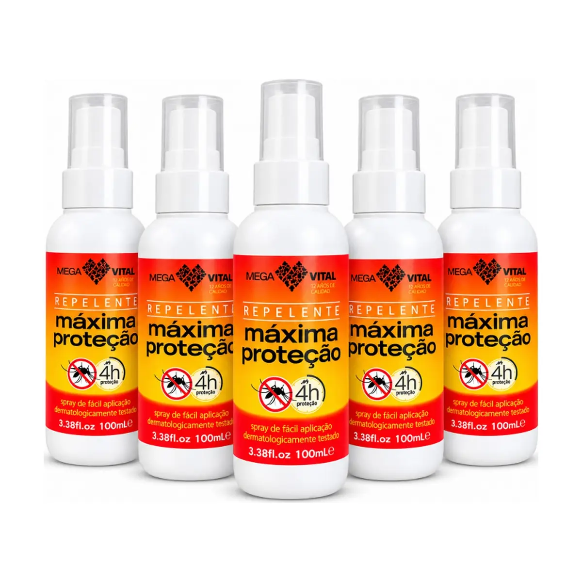 Repelente aerosol Mega Vital (5 x 100 ml) - Imagen 1