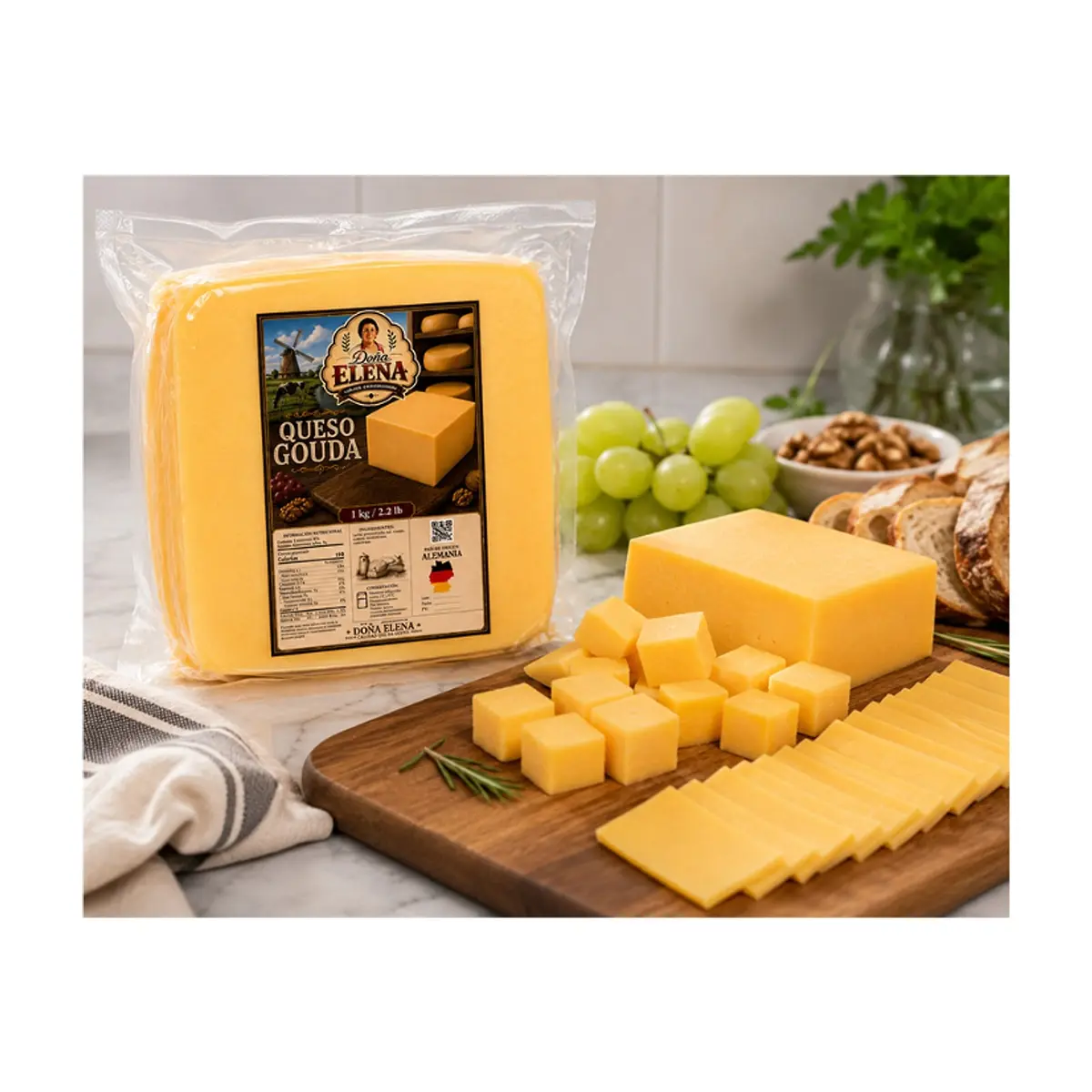 Queso gouda Doña Elena (1 kg / 2.2 lb) - Miniatura 3