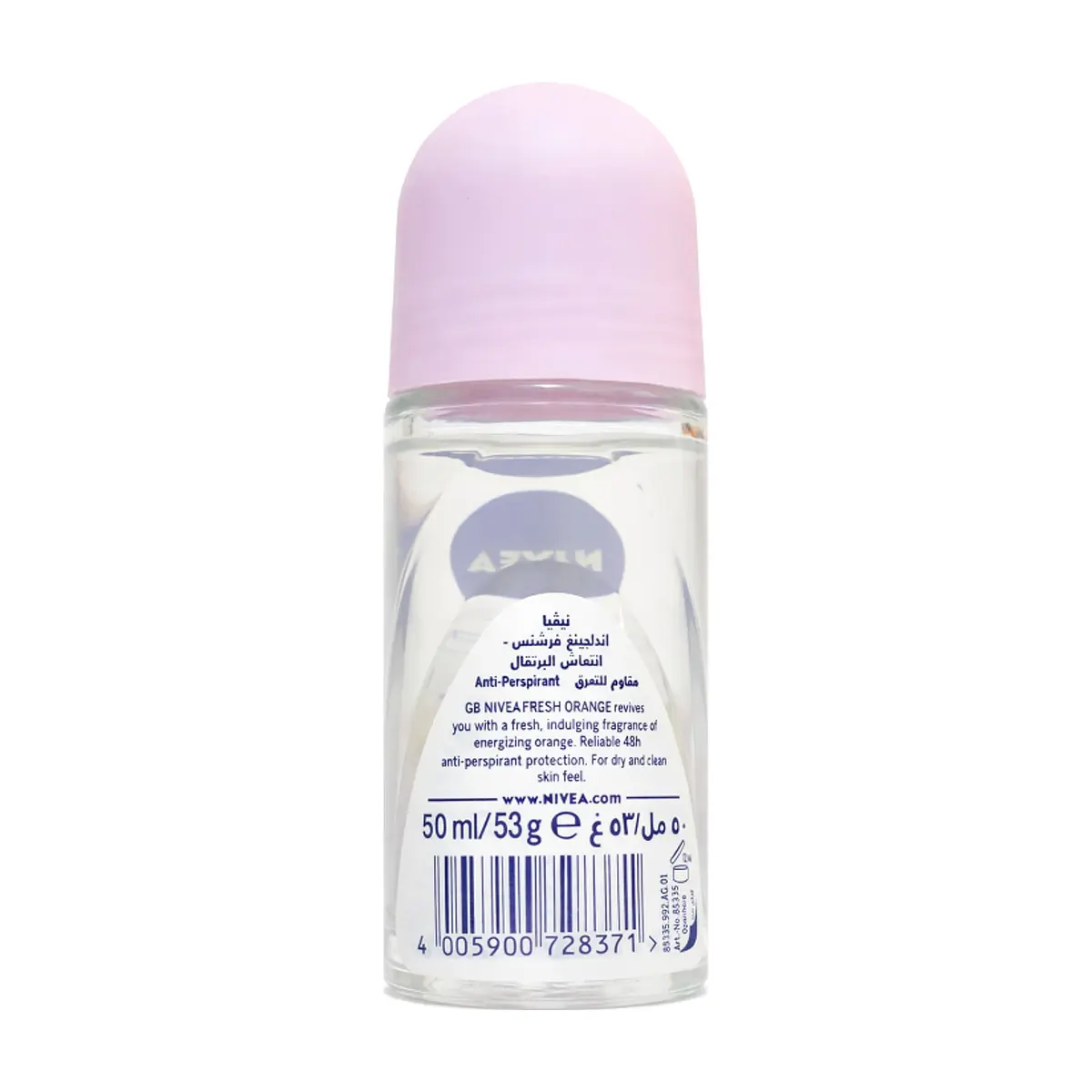 Desodorante roll-on antitranspirante Fresh Orange Nivea (50 ml) - Miniatura 2