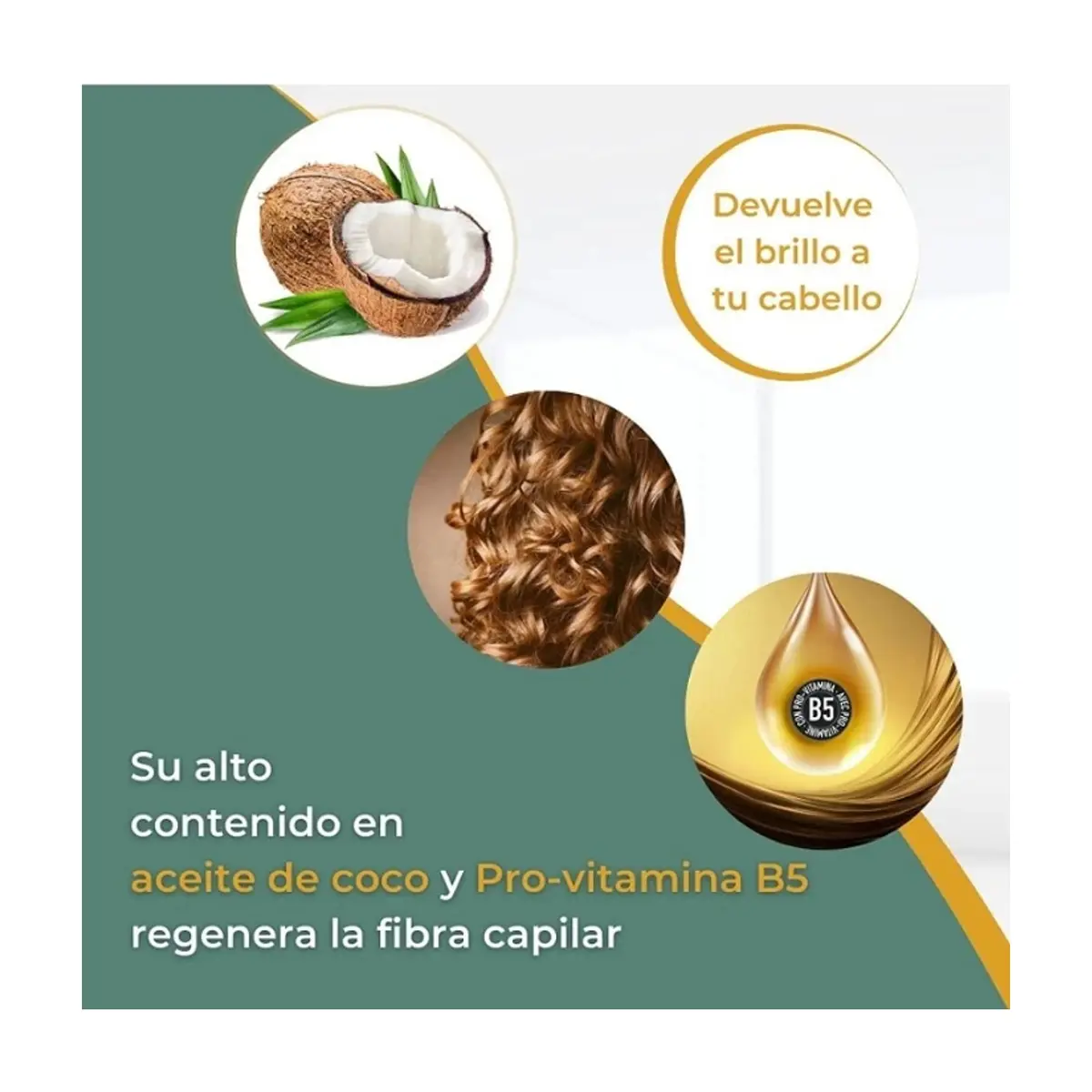 Mascarilla capilar profesional de aceite de coco Lov'yc (700 ml) - Thumbnail 4