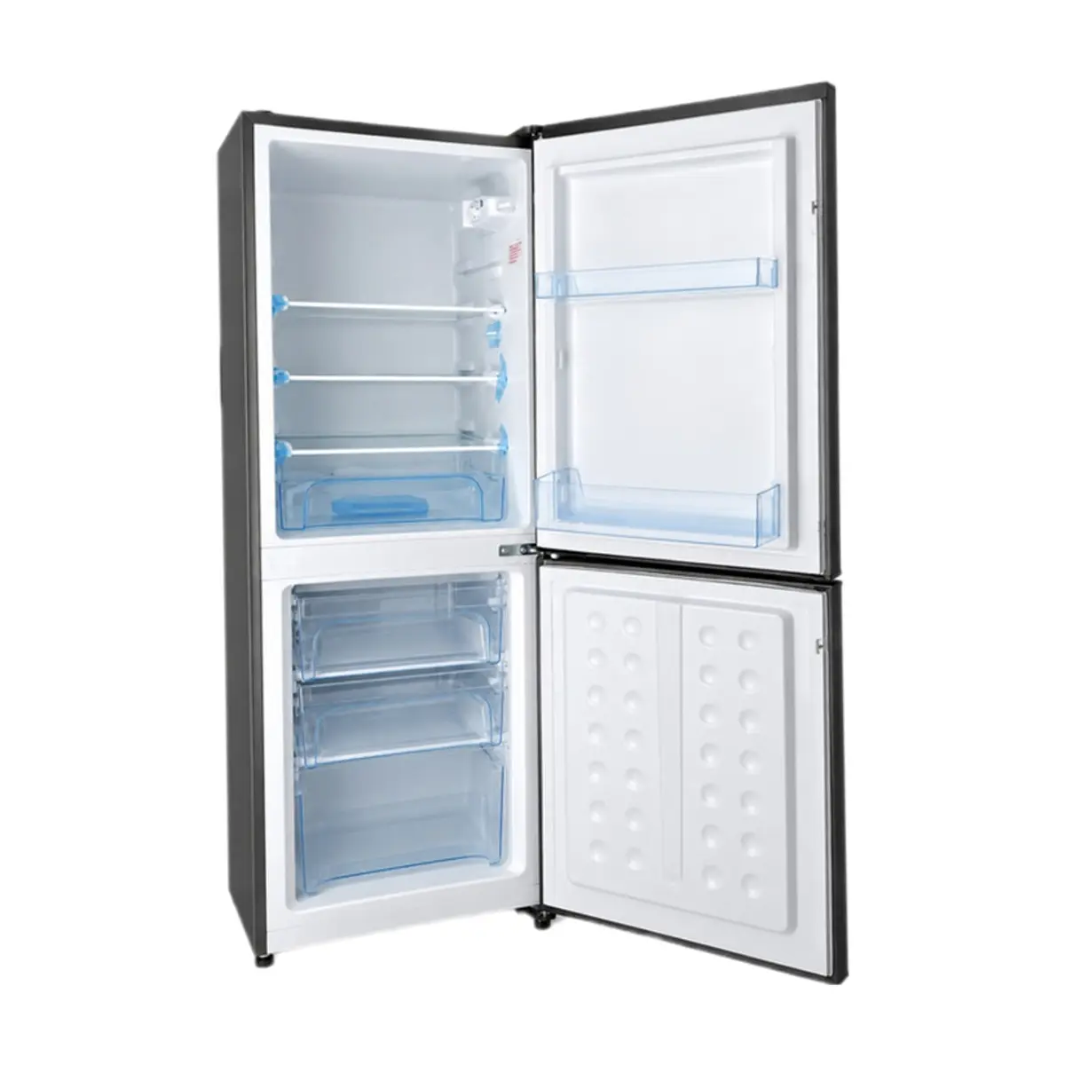 Refrigerador de 226 L / 8 pies cúbicos gris con dos puertas negras Royal RF800SBM - Thumbnail 3
