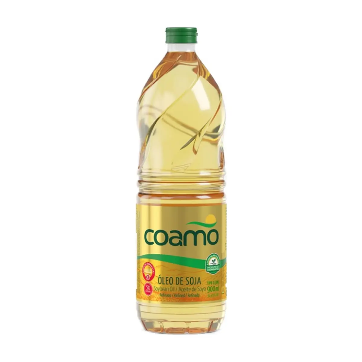Aceite de soja refinado Coamo (5 x 900 ml) - Thumbnail 2